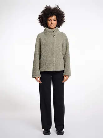 RINO&PELLE | Jacke in Felloptik DENU | olive